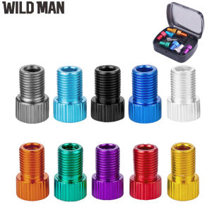 Bicycle Valve Adapters Set American to Presta Converter Bike Air Compressor Pump Tube