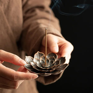 Incense Line Holder & Buddhist Decoration: Enhance Your Space with Sandalwood Coil Base