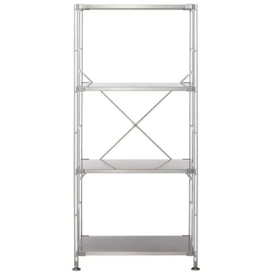 MUJI Stainless Unit Shelf Set W58XD41cm