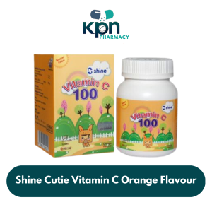 Shine Cutie Vitamin C Orange Flavour 100mg for KIDS(EXP DATE: 11/2027)