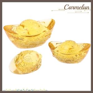 [Carmelun] จีนฮวงจุ้ยหยวน Bao มังกรรูปแบบ Ingot Lucky Blessing หน้าแรกเครื่องประดับ