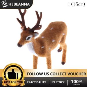 hebeanna Christmas Simulation Plush Reindeer Xmas Elk Plush TOY New Year Decorations