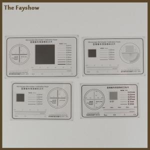[The Fayshow] Soft Ruler Microscope Micrometer Calibration Slide Line Width Particle Diameter