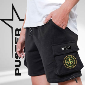 Celana Cargo Pendek EST 2022 / Shortpant Cargo Fleece Sablon ISTONE ISLEND