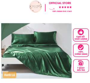 Chăn Ga Lụa Thái Tuấn Tone Màu Hot Trend. Bộ 45 Món Phi Lụa Cho Nệm Dày Đến 25Cm Phong Cách Tối Giản Hiện Đại