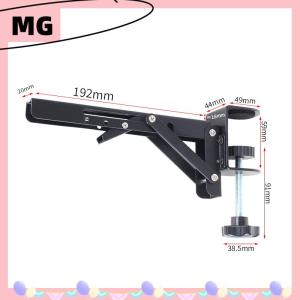 【Magical House】 [ New Hot Fashion] L-shaped Foldable Desktop Bracket Heavy-duty Punch-free Space-saving Desktop Extension Plate Rack Hardware Accessories