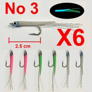 20 Buah Umpan Pancing Baby GT Mata Kail Sabiki Kotrekan Carolina Rig Rintak