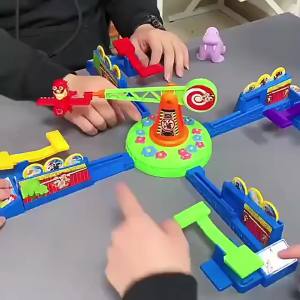 Rotating Airplane Chicken Stealing Game Eagle Catching Chicks Multiplayer Interactive Tabletop Game Loop Airplane Game2026