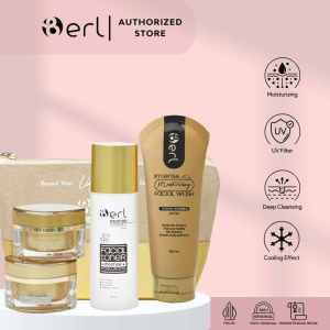 B ERL Intense Lightening Series - Paket Skincare Mencerahkan & Samarkan Noda