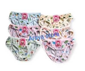 [Golden Nick Anak Perempuan] PROMO SEPESIAL 3 & 6 Pcs Celana dalam anak perempuan katun Motif warna Full Print adem dan nyaman dipakai serta tidak luntur Usia 3 sampai 9 tahun