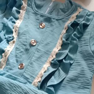 Gamis Set Anak Perempuan Usia 7-10 Tahun Crincle Baju Muslim Anak