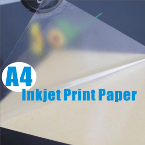 A4 Transparent Sticker For Inkjet/ Laser Printer Anti-scratch Resistant 透明贴纸A4