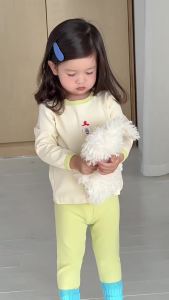 Childrens autumn and winter thermal underwear 2025 Childrens clothing baby underwear winter clothes girls home wear set