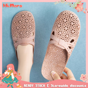 Hi.Mars Nostalgic and Stylish Fashion Slippers Casual Flat Sandals for Women Hollow Out Female Selipar/ Kasut Wanita