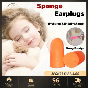 【SG SELLER】10/20pairs 3M 1100 Ear Plugs Authenthic Noise Cancelling NRR 37dB Travel Work Flights Snoring Earplugs