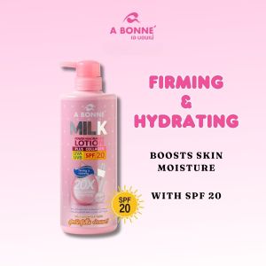 A BONNE Milk Power Collagen & Niacinamide Lotion SPF20 Moisturizing & Firming Skin (500ml)