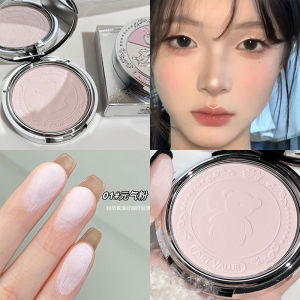 คุณค่าทางศิลปะ~Bear Rider Matte Powder Matte Clear Soft Focus Loose Powder Non-Flying Powder No Makeup Versatile Live Broadcast