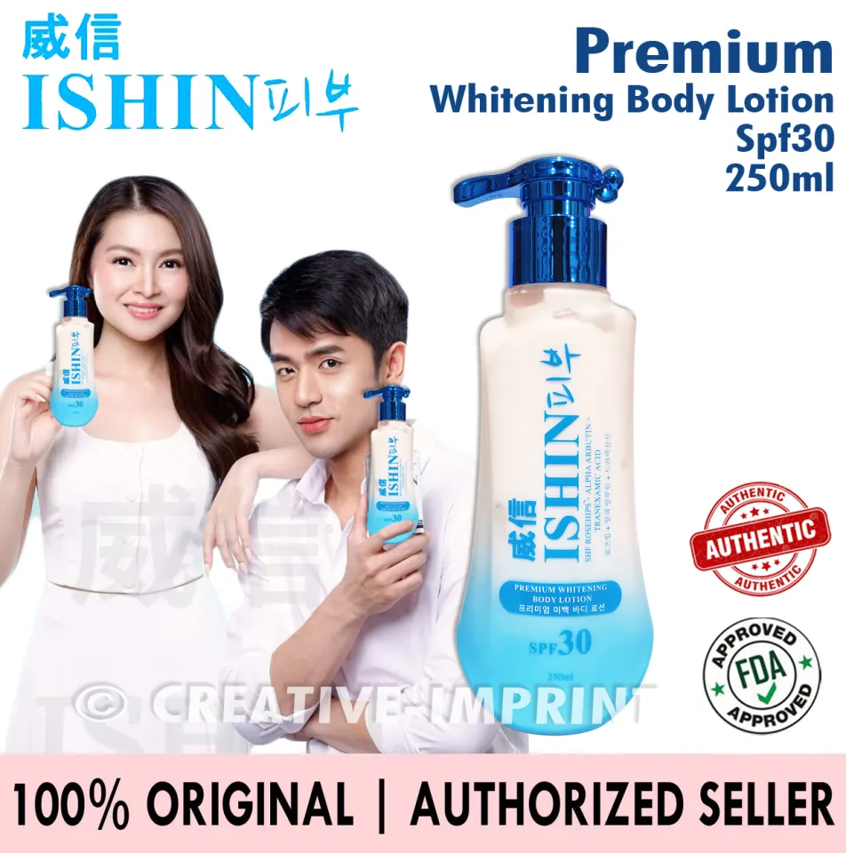 Ishin Premium Whitening Body Lotion Spf30 250ml Made in Japan