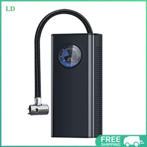 COD [Free Shipping] Wireless handheld car air pump with compact design suitable for inflating tires and sports equipment