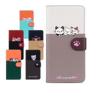 Cartoon Anime Flip Leather Phone Case For iPhone 16 Pro Max 16 Plus 16e Pet Cat Dog Print Wallet Card Book Cover