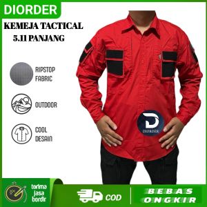BAJU KEMEJA TACTICAL LENGAN PANJANG / KEMEJA LAPANGAN PDL OUTDOOR