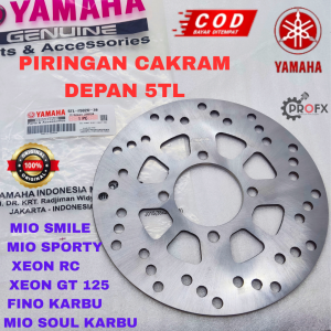 PIRINGAN CAKRAM DEPAN 5TL YAMAHA MIO SPORTY SMILE SOUL FINO KARBU XEON RC GT 125 ORIGINAL ASLI YGP