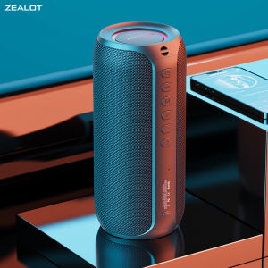 ZEALOT S32 Max Portable Bluetooth Speaker 5.2 – Dual 10W Stereo Bass 3600mAh Battery Waterproof IPX4 Type-C Charging Wireless Outdoor Speaker