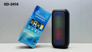 ลำโพงบลูทูธไร้สาย รุ่น GD2411-GD2418 ขนาดดอกลำโพง4*2นิ้ว รองรับUSB TF ไฟLEDปรับปิดได้ เสียงดี
