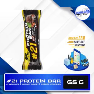 #21 Protein Bars by NPL – 1 x 65g Bars – High Protein Bar Diet Snack Protein Whey