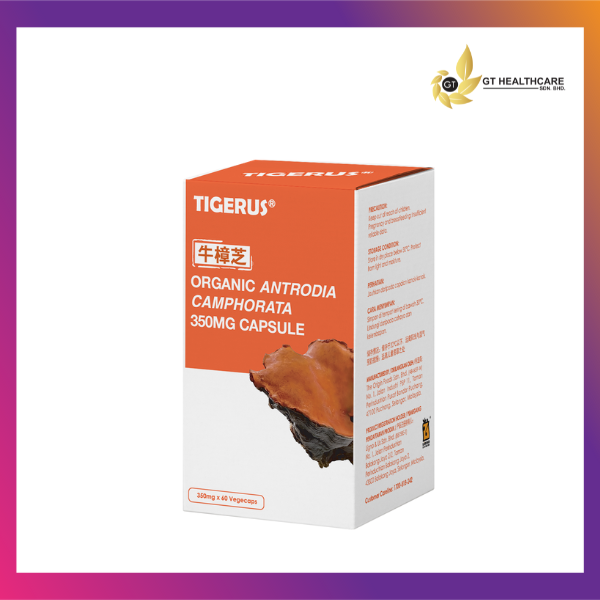 Tigerus® Organic Antrodia Camphorata (350mg x 60’s) | Lazada