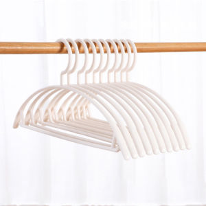 Seamless Clothes Hanger Household Clothes Hanger Wide Shoulder Non-Slip Thickened Clothes Hanger Clothes Rack Adult Bold Plastic Clothes Hanger Dormitory Student Clothes Support