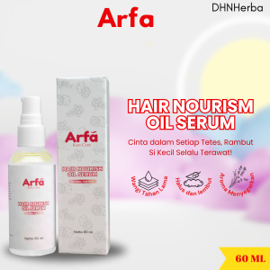 Arfa Baby Care 60ml - HAIR NOURISH OIL SERUM Membantu Merangsang Pertumbuhan Rambut
