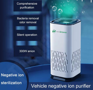 Pembersih Udara Car Air Purifier Ionizer Anion Cup Holder Mobil