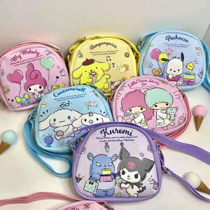 2022 New Small Sling Shoulder Bags for Kids Cartoon Hello Kitty Bag Girls Messenger Bag Cute Fashion Melody Handbag Gifts for A Girls
