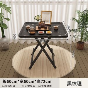 Mahjong Table Wood Foldable For Fun Portable Mahjong Table Desk Multifunctional Small Square Table for Home Rental Apartment