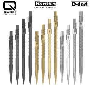 HARROWS DART POINT - HM GRIP QUICK POINTS (QP) BLACK/GOLD/SILVER REPLACEMENT STEEL DART POINT 3Pcs/Pack