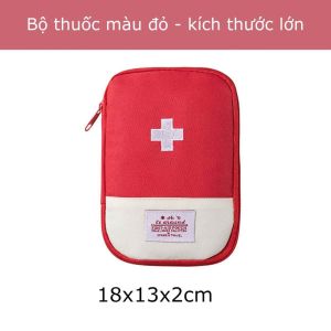 Túi Đựng Thuốc Nhiều Ngăn Du Lịch-Túi Đựng Dụng Cụ Y TếĐồ Cứu Thương-Túi Để Đồ Cá NhânDi Động-ALLIN