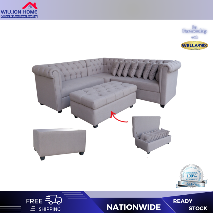 WILLION HOME AND OFFICE FURNITURE TRADING KATRINA SECTIONAL SOFA