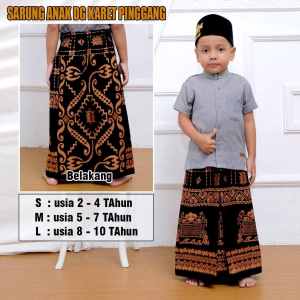 SARUNG INSTAN ANAK USIA 2-12 TAHUN BAHAN KATUN HALUS