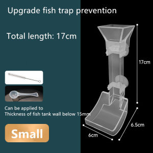 SKISOPGO Fish Food Feeder Tube Aquarium Automatic Fish Food Dispenser with Suction Cup Pemberi Makan Ikan 喂鱼器