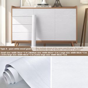 Giấy Dán Tường Giấy Vân Gỗ Giấy Dán Tường Gỗ Tự Dính PVC Giấy Dán Tường Dày Chống Thấm Nước Giấy Dán Cửa Đồ Nội Thất Cải Tạo Bóc Và Dính