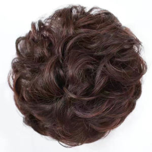 วิกผมห่วงผม คว้ามันขึ้นมา หัวลูกชิ้น อารมณ์ เพิ่มขึ้น ปุย กระถางดอกไม้ อุปกรณ์ทําผม จับแบบคลิป แพ็คเกจ