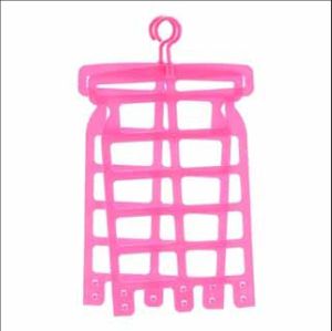 ที่แขวนหมอนตาก ที่แขวนตุ๊กตา ที่ตากหมอน พับเก็บได้ พลาสติกอเนกประสงค์ ตะขอคู่ มีให้เลืก 4 สี