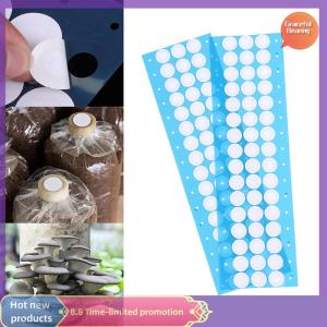 Graceful 48Pcs sheet 20mm Synthetic Filter Paper Sticker For Under Wide Mouth Jar Lid Mushroom Cultivation Supplies