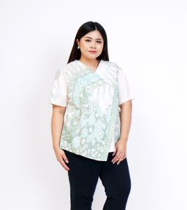ATASAN BATIK BLOUSE BATIK WANITA JUMBO BIG SIZE 309 Mrs1