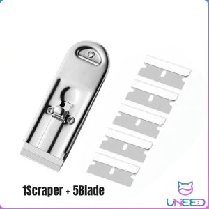 UNeed Home Cleaning Scraper Multi-Purpose Cleaning Tool with Replaceable Blade Kitchen Glass Wiper