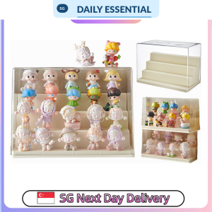 【DAILY ESSENTIAL】 Clear Figurine Display Box - 2 / 3 / 4 Tiers