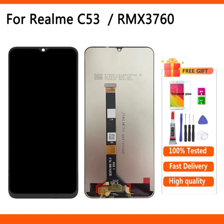 Display LCD Per Oppo Realme C53 - Touch Screen Digitizer, RMX3762/RMX3760 - Foto 6