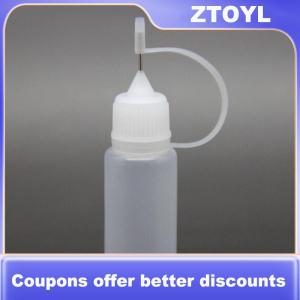 【ZTOYL】 10ml Needle Tip Bottle Applicator Bottle for Paint Pointed Mouth Oil Makeup Tool