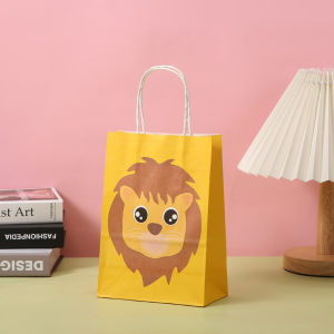 Murah Banget - Paper Bag Ulang Tahun / Goodie Bag Ulang Tahun / Goodie Bag Tema Animal / Paper Bag Hadiah / Paper Bag Motif Animal